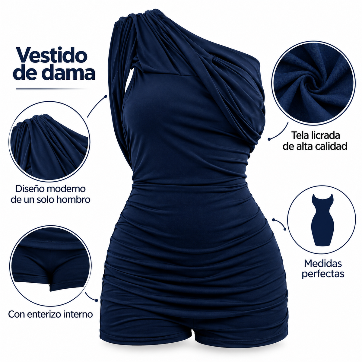 Vestido Siempre Lista 2 en 1 – Fresco, cómodo y sin preocupaciones